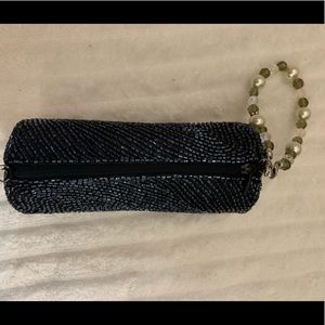 NWOT Yinlin Black Beaded Wristlet.